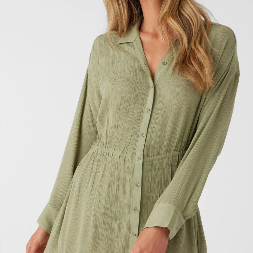 SALTWATER SOLIDS CAMI SWIM COVER-UP